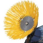 Brushes for sweeping bucket