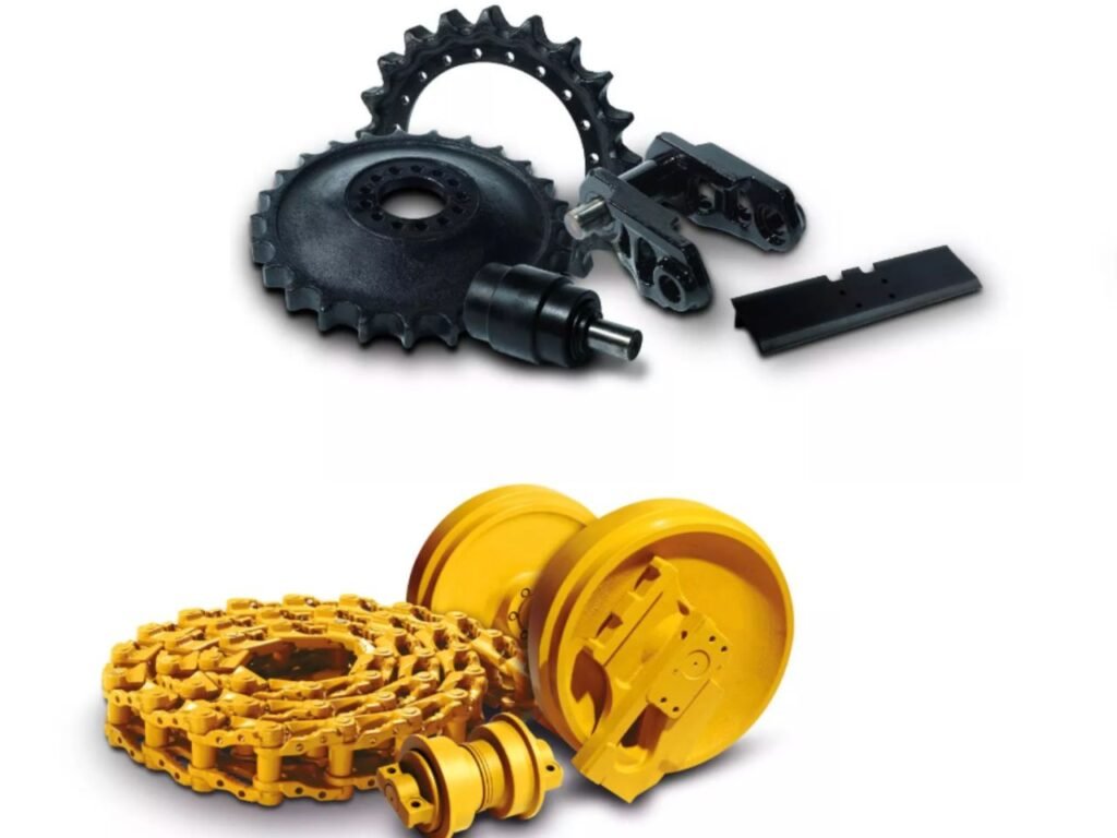 Buldozeru un ekskavatoru ritošā daļa