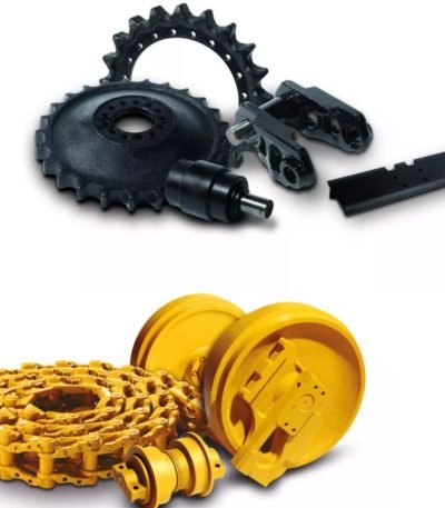 Buldozeru un ekskavatoru ritošā daļa