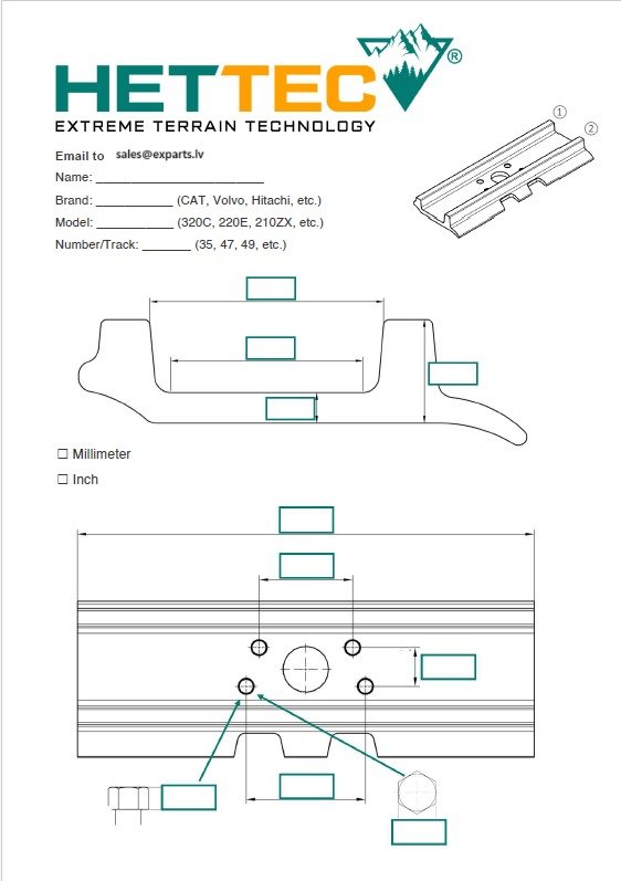 Hettec detaļu apraksts