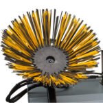 Mixed steel side cleaning brush