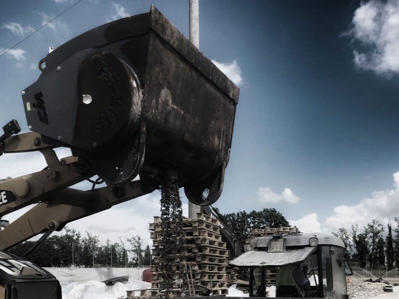 Maisīšanas spainis lietošanā