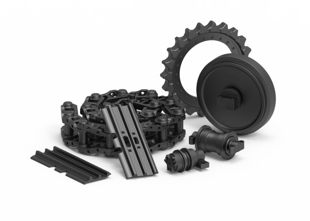 Sliežu ceļa komponenti